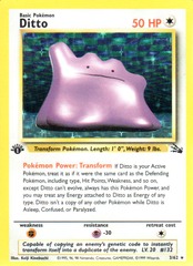 Ditto - 3/62 - Holo Rare - 1st Edition